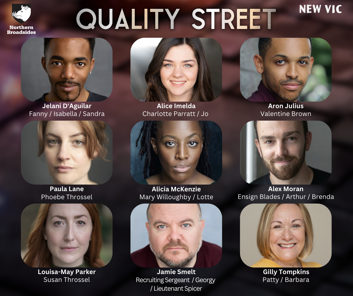 Quality Street Cast 2023